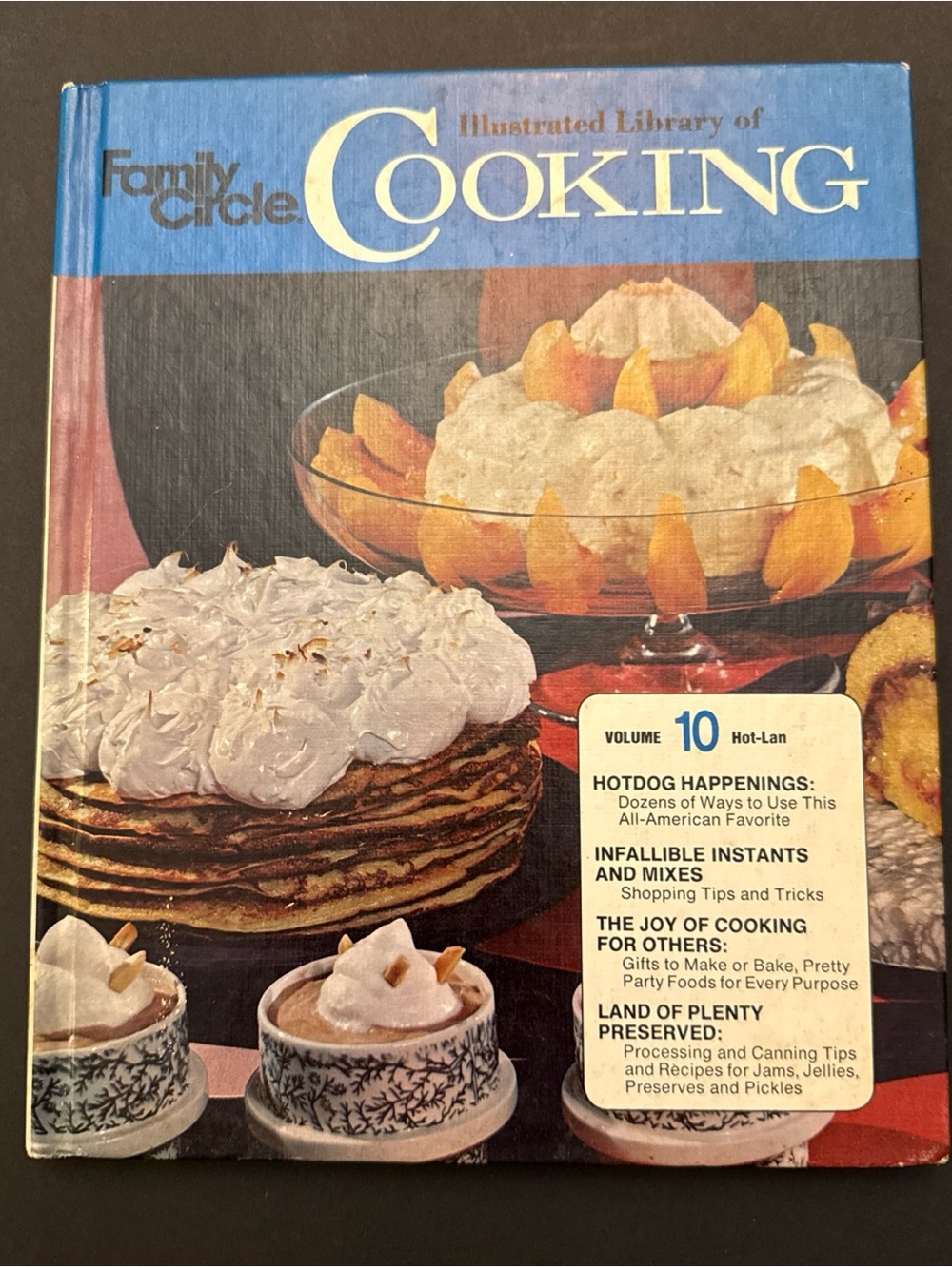 Vintage illustrated Library of Cooking - Canning Family Circle Cookbook, Vol 10